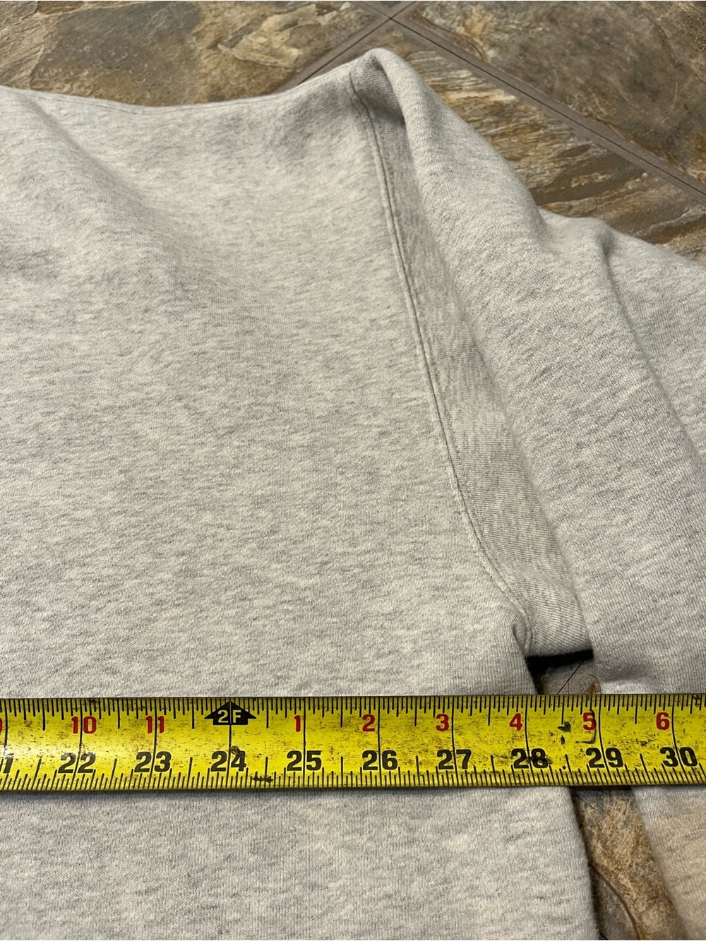 Fear of God Essentials Sweater Mens XL Oversized Fit Gray Mock Neck Pullover - Picture 7 of 8